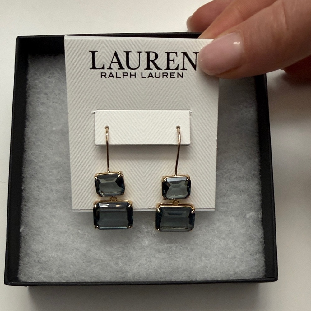 Ralph Lauren Blue Earrings